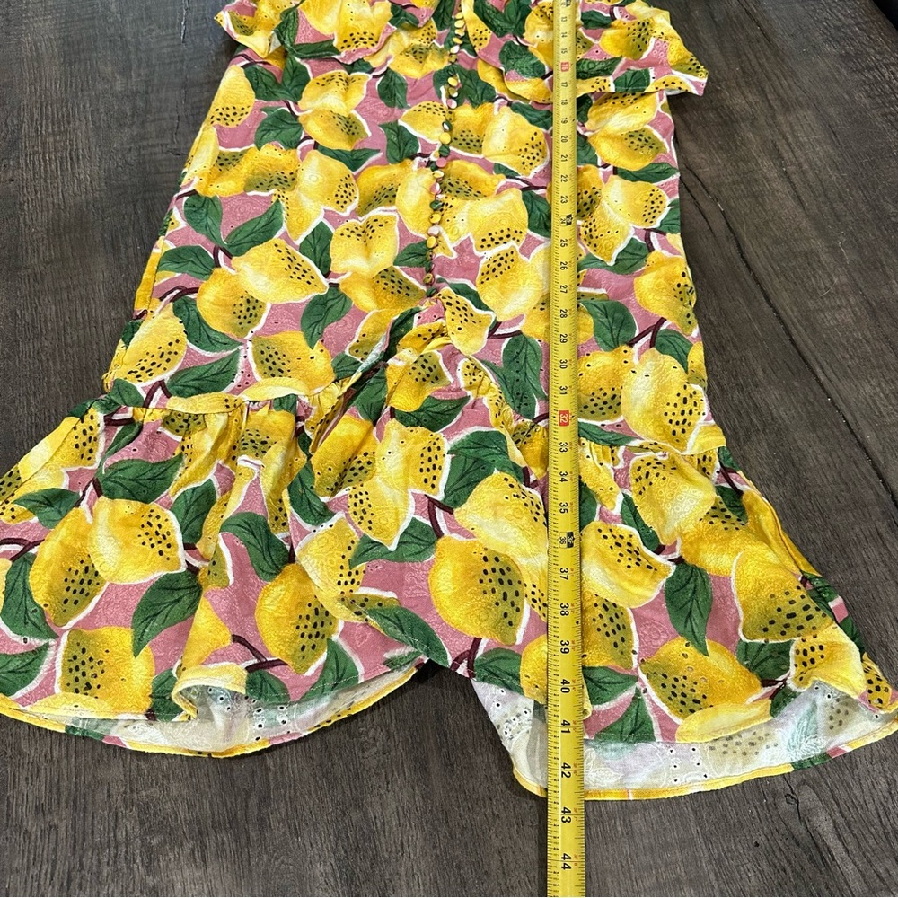 Farm Rio Lemon Print Top - Picture 8 of 13